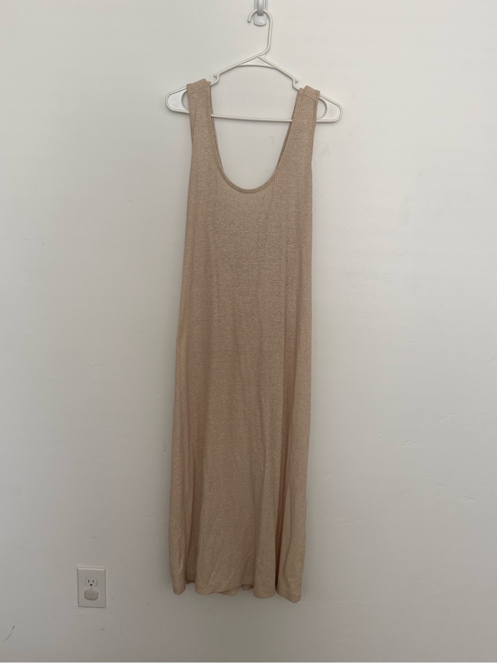 Old Navy Beige Tank Maxi Dress